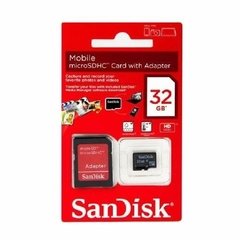 Cartão De Memória Micro Sd Sandisk 32gb Com Adaptador - comprar online