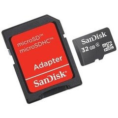 Cartão De Memória Micro Sd Sandisk 32gb Com Adaptador