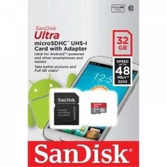 Cartão Micro Sdhc 32gb Ultra Sd Sandisk Classe 10 48 Mb/s na internet
