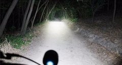 Imagem do Farol Lanterna Recarregável Para Bike Com Luz de Led Cree T6 Super Branca