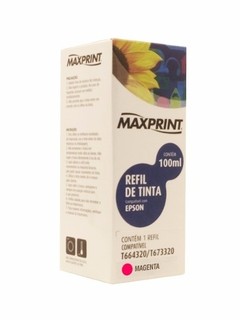 100ml Tinta Magenta Impressora Epson Bulk T664120 T673220 - comprar online