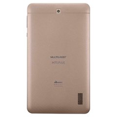 Tablet M7S Plus Android 7 Memória Interna de 8gb Câmera de 2.0mp Wi-fi, Tela de 7" Dourado NB276 - Multilaser - CellCenter