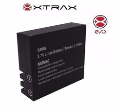 Bateria Reserva Para Câmera De Ação Xtrax Evo 750mah 3.7v