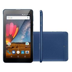 Tablet M7S Plus Android 7 Memória Interna de 8gb Câmera de 2.0mp Wi-fi, Tela de 7" Azul NB274 - Multilaser