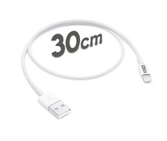 Cabo USB Para Lightning 2.4A 30cm Kaidi KD-51 Branco - comprar online