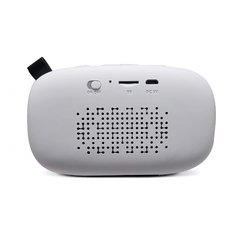 Caixa De Som Bluetooth Com Microfone FM 6Wrms Kaidi KD811 Preto/Branco - CellCenter