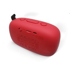 Caixa De Som Bluetooth Com Microfone FM 6Wrms Kaidi KD811 Preto/Vermelho - CellCenter