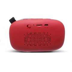Caixa De Som Bluetooth Com Microfone FM 6Wrms Kaidi KD811 Preto/Vermelho - loja online