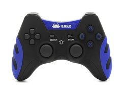 CONTROLE PS1/PS2/PS3/PC KNUP KP-4032 WLESS Azul