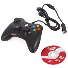 Controle Joystick Com Fio Usb Pc Estilo Xbox Knup Kp-4033 Vibração - loja online