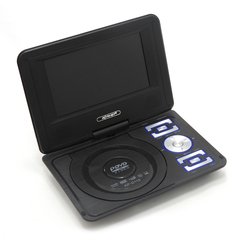 DVD Portátil LCD 7" TV USB TFT FM CD Gamer 300 Jogos com Controle Kimaster - KD-115