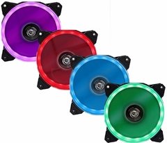 Cooler Fan Hoopson GT120C Games Evotion 120mm com LED RGB que Muda de Cor - CellCenter