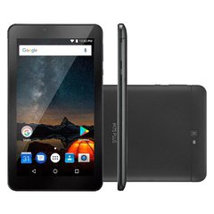 Tablet M7S Plus Android 7.0 Memória Interna de 8gb Câmera de 2.0mp Wi-fi, Tela de 7" Preto NB273 - Multilaser