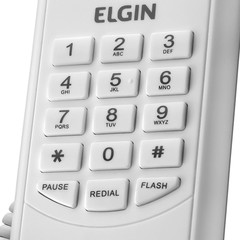 Telefone com Fio Modelo Gôndola TCF 1000 Branco - Elgin na internet