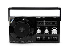 Rádio Retrô Bluetooth Fm Usb Sd Recarregável Le-657 Madeira - comprar online