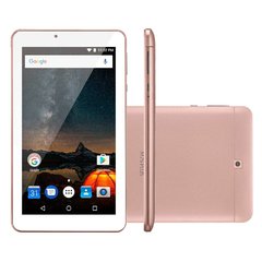 Tablet M7S Plus Android 7 Memória Interna de 8gb Câmera de 2.0mp Wi-fi, Tela de 7" Rosa NB275 - Multilaser