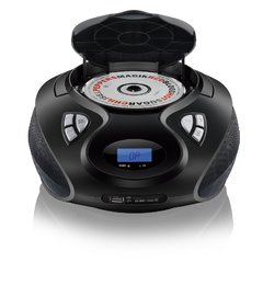 Rádio Portátil Multilaser - CD, SD, USB, Aux. e FM 20W RMS Preto - SP178 - comprar online