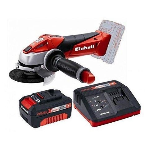 Einhell - TC-AG 18/115 Li PXC - Amoladora angular sin baterías y  cargadores, Li-Ion, 18 V, - ah, 115 mm,  - Tienda online de  herramientas eléctricas