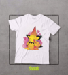 Remera Pikachu Helado blanca by @nuvevoladora