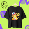 Remera Pikachu negra by @nuvevoladora