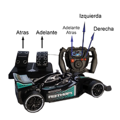 Auto F1 a Radio control 4 Canales con pedales - comprar online