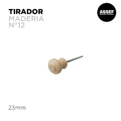 Tirador Madera N°12 | 23mm