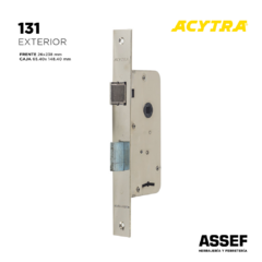 131 Cerradura Puerta Exterior Acytra