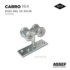 Carro de Acero 164 (para Riel 30X36)