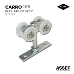 Carro de Nylon 168 (para Riel 24X30)