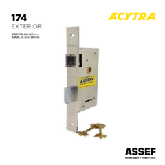 174 Cerradura Puerta Exterior Acytra