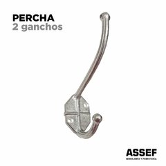 PERCHA 2 GANCHOS | Natural