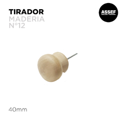 Tirador Madera N° 12 | 40 mm