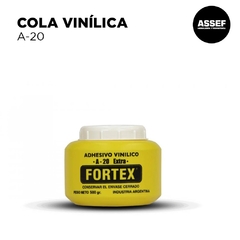 Cola Vinílica 500gr | A-20 FORTEX - HERRAJES ASSEF