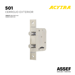 501 Cerrojo para Puerta Exterior Acytra