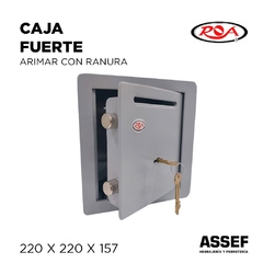 Caja Fuerte de Arrimar con Ranura