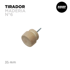 Tirador Madera N° 6 | 40 mm