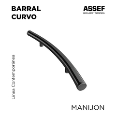 Manijon Curvo Simple Negro