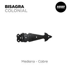 Bisagra Colonial Negro