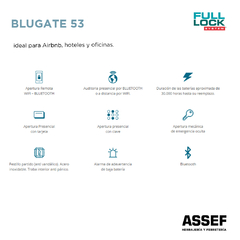 Cerradura Inteligente Bluegate 53 - comprar online