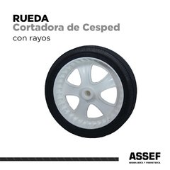 Rueda Cortadora de Césped Con Rayos