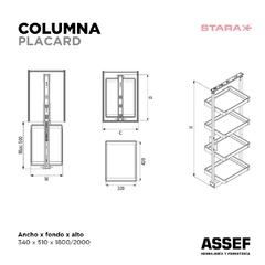 Columna para Placard en internet