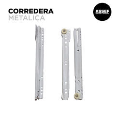 Corredera Metalica Blanca