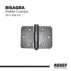 Bisagra Doble Cuerpo