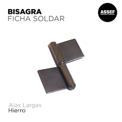 Bisagra Ficha Soldar | Alas Largas - comprar online