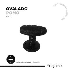 Pomo Ovalado - HERRAJES ASSEF