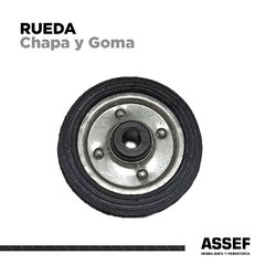 Rueda Chapa y Goma | Suelta