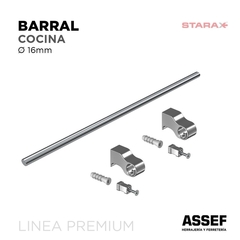 Barral Kit Cocina Cromado - 800 mm