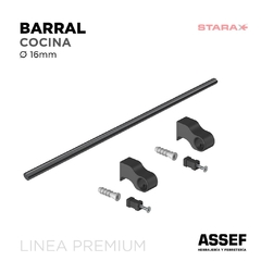 Barral Kit Cocina Antracita - 1000 mm