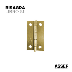 Bisagra Libro | 51mm