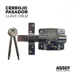 Cerrojo Pasador Llave Cruz - comprar online